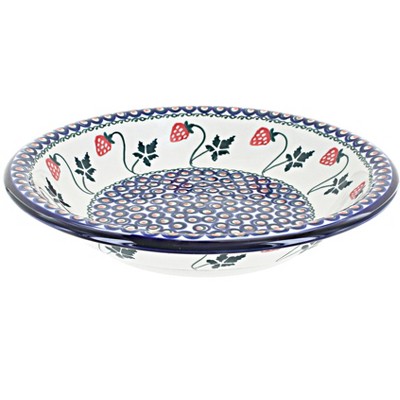 Blue Rose Polish Pottery 402 Millena Soup Plate
