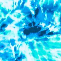 multi underwater tie dye