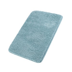 PiccoCasa Plush Shaggy Non-Slip Bath Mat Thick Bathroom Rug Show Door Mat Carpet - 1 of 4