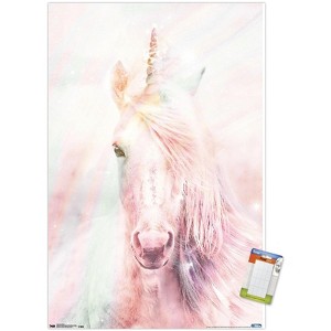 Trends International Pink Unicorn Unframed Wall Poster Prints - 1 of 4
