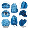 Reinforced and Water Resistant Padded Laptop School Backpack and Insulated Soft Cooler Lunch Bag Set, Blue Paisley - 2 of 3