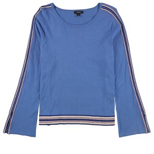Alfani Womens Striped Bell Sleeve Pullover Sweater - 1 of 1
