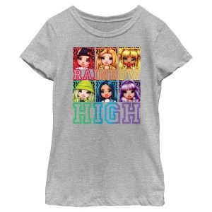 Girl's Rainbow High Character Portraits T-Shirt - 1 of 4