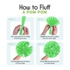 EpiqueOne 20-Piece Tissue Paper Pom Poms Party Decorations Kit - Orange, Blue, Teal, Green & Light Green | 6", 8", 10", 12" & 14" - 4 of 4