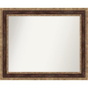 Amanti Art Ridge Non-Beveled Framed Bathroom Vanity Wall Mirror - 1 of 4