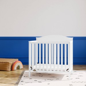 Graco Stella 4-in-1 Convertible Mini Crib with Mattress - 1 of 4