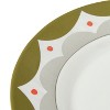 Kit Kemp by Spode 8.75" Geo Salad Plate, Geometric Abstract Design, Porcelain, Dishwasher and Microwave Safe, Ideal for Appetizers, Dessert, Snacks - 3 of 4