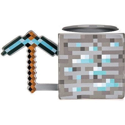 Paladone Products Ltd. Minecraft Pickaxe 18.5oz Oversized Ceramic Coffee Mug