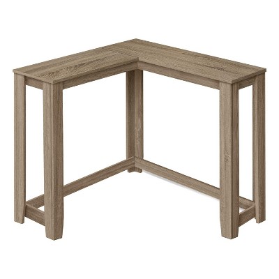 Monarch Specialties Accent Table Console Entryway Narrow Corner Living Room Bedroom Brown Laminate Contemporary Modern