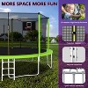 Jump Into Fun 14FT Trampoline for Kids & Adults with Basketball Hoop,Recreational Trampolines with Safety Enclosure for Back Yard Outdoor - 2 of 4