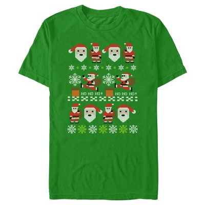Men's Lost Gods Santa Claus Ugly Christmas Sweater T-shirt : Target