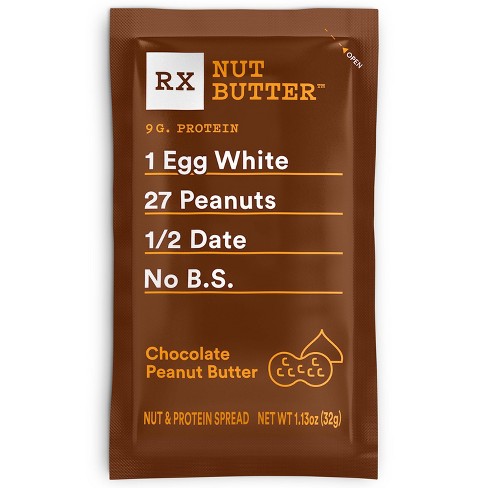 Rx Nut Butter Chocolate Peanut Butter 1 13oz Target