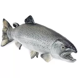 Underwraps Real Planet Silver Trout Silver 21 Inch Realistic Soft Plush