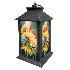 Briarwood Lane Summer Lantern 13.5" x 5.5" x 5.5" Birds in the Garden For Summer Lantern - 1 of 3