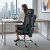 Office Chair with Mesh Back, Retractable Footrest, Adjustable Headrest & Lumbar Support - 2 of 4