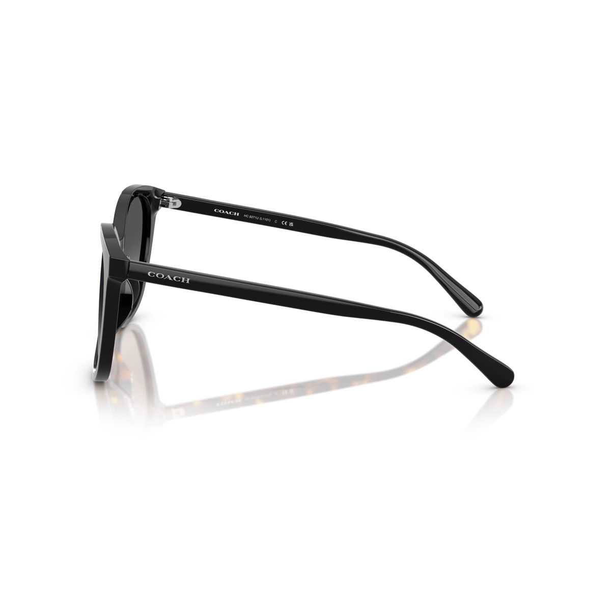 Coach HC8271U 57mm Female Square Sunglasses Polarized - thumbnail 3