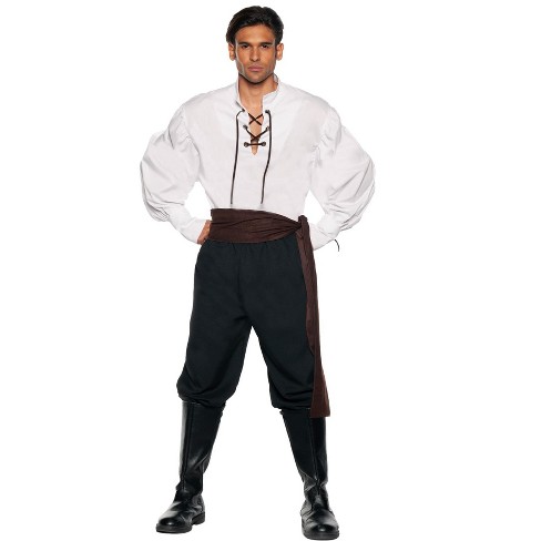 Renaissance Shirt- White Adult Costume : Target