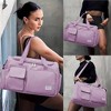 Luupatchy Carry On Weekender Backpack With Shoe Compartment, For Travel, Gym，Fishing, Travel Duffle Bag For Women, Men - 3 of 4