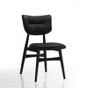 Omax Decor,Joss Solid Wood Dining Chairs Upholstery (Set of 2) - 2 of 4