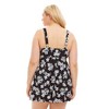 Women's Moonflower Plus Size Swimdress - Always for Me - 3 of 4
