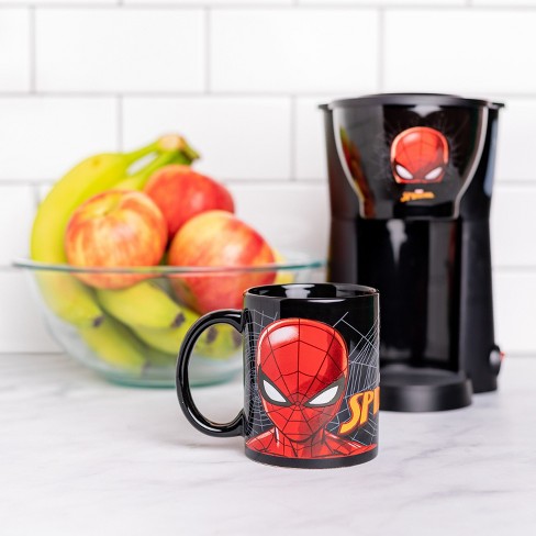 Uncanny Brands Spider-man Single Cup Coffee Maker With Mug : Target