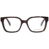 Alexander McQueen AM 0358O 002 Unisex Square Eyeglasses Havana 52mm - 2 of 3