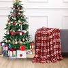 Comfort Flannel Blanket Super Soft Christmas Prints Throw Blanket Christmas Gift. - 2 of 4