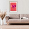 Stupell Industries Love Neon over Heart Framed Print Under Glass Art - 3 of 4