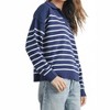 Women's V Neck Cozy Sweater - Buttermelon - 3 of 4