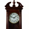 Classic Chiming Wall Clock with Swinging Pendulum in Cherry Oak Finish, 4.75 Inch Lx 11.75 Inch Wx 27.50 Inch H, Elegant Home - 3 of 4