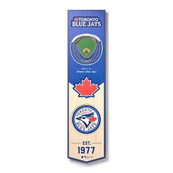 8" x 32" MLB Toronto Blue Jays 3D Stadium Banner