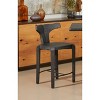 Treasure Trove Accents Costello Counter Height Barstool Black - 4 of 4