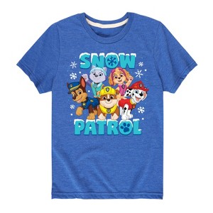 Boys' - Paw Patrol - Snow Patrol Short Sleeve Graphic T-Shirt - 1 of 4