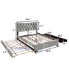 Kumasinova Modern Velvet Queen Bed Frame with Headboard,Platform Bed with Teundle and 2 Storage Drawers for Adults,Kids,No Box Spring Needed - 2 of 4