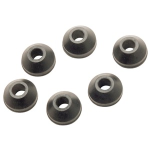 Do it Best  11/16 In. Black Beveled Faucet Washer (6 Ct.) DIB805-56 - 1 of 2