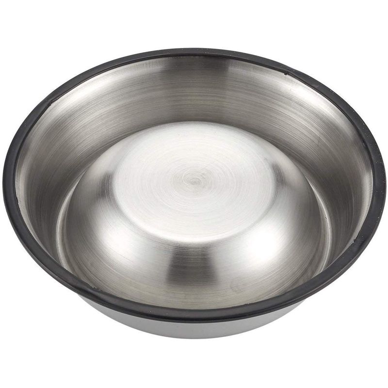 Juvale Stainless Steel Dog Bowls - Set of 2 Large Pet Food and Water Dish Bowls, Ideal for Large Dogs - Silver, 10 In Diameter, 5 of 9