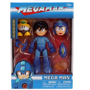 Mega Man 4.5" Figure (Deluxe Version) with Accessories and Alternate Head and Hands "Mega Man" (1987) Video Game Model by Jada - 1 of 4