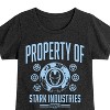 Girls' - Marvel - Iron Man Property Of Stark Industries Fitted Short Sleeve Graphic T-Shirt - 2 of 4