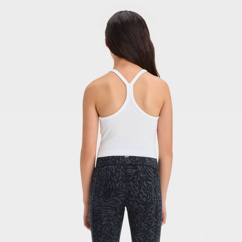 Girls&#39; Seamless Cropped Tank Top - All In Motion™, 3 of 7