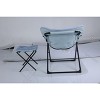 Comfy Chair, Oversized Faux Fur Foldable Lounge Chair for Adults, X-Large Saucer Chair with Sturdy Metal Frame - 2 of 4