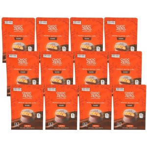 Choczero Dark Chocolate Peanut Butter Cups - Case of 12/3 oz - 1 of 3