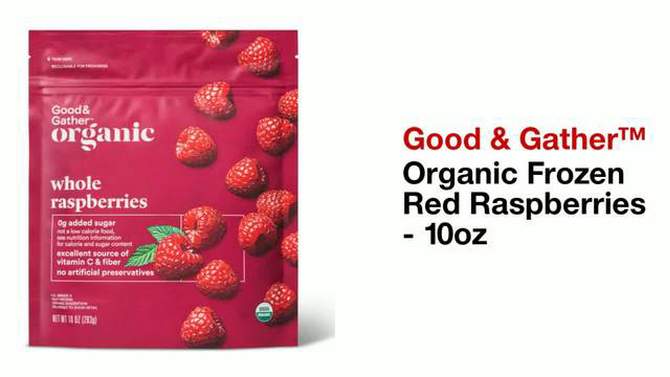 Organic Frozen Red Raspberries - 10oz - Good & Gather&#8482;, 2 of 5, play video