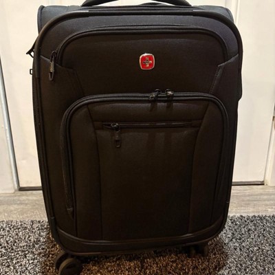 SWISSGEAR Zurich Softside Carry On Spinner Wheels Suitcase - Green