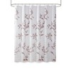CAVINAS Burnout Printed Shower Curtain, Bathroom Water-Resistant Curtain with 12 Reinforced Button Holes & Easy-Care Machine-Washable Fabric - 4 of 4