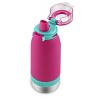 Ello 12oz Stainless Steel Ride Kids' Water Bottle Pink : Target