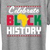 Women's - Instant Message - Celebrate Black History Month Short Sleeve Graphic T-Shirt - 2 of 4
