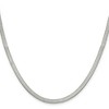 Black Bow Jewelry 3.9mm Stainless Steel Herringbone Chain Necklace - 2 of 4