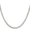 Black Bow Jewelry 3.9mm Stainless Steel Herringbone Chain Necklace - image 2 of 4