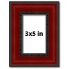 PosterPalooza | Photo Size Weathered Red Picture Frame - UV Acrylic, Foam Board Backing, Hanging Hardware - 2 of 4