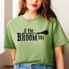 Simply Sage Market Women's If The Broom Fits Short Sleeve Graphic Tee - 2 of 4
